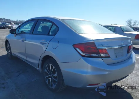 2015 Honda Civic Ex из США, поврежденный, VIN 19XFB2F85FE293410